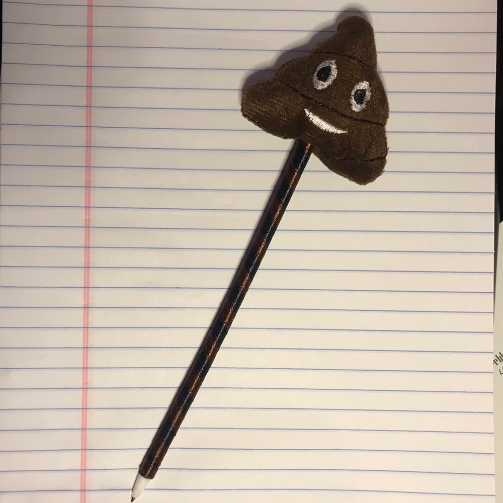 Poo emoji pens!